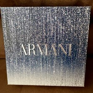 NEW Armani Blue and Silver Square Box
